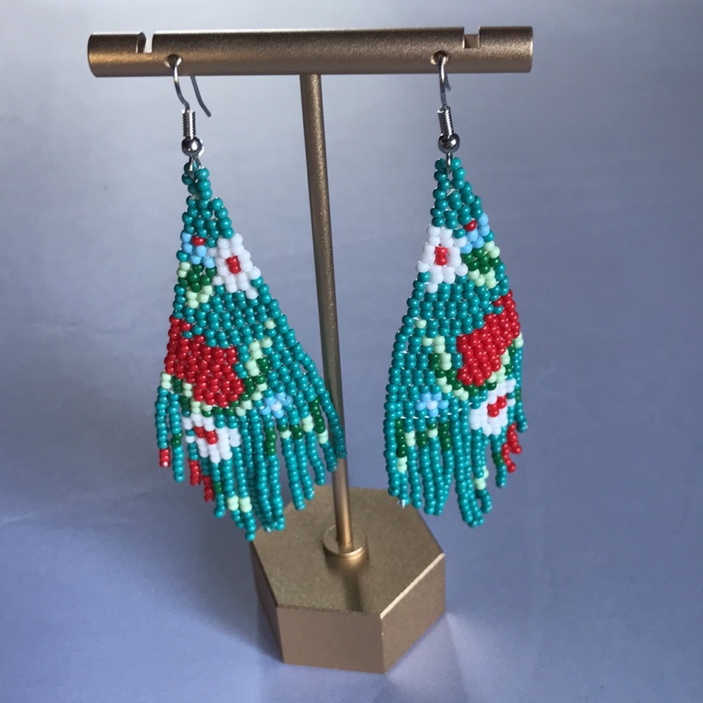 New! Beaded Drop Earrings - Picture 10 of 13
